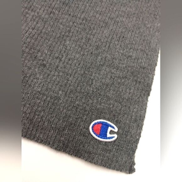 Champion Long Winter Knit Scarf Logo Men's Ladies Women - Picture 3 of 8
